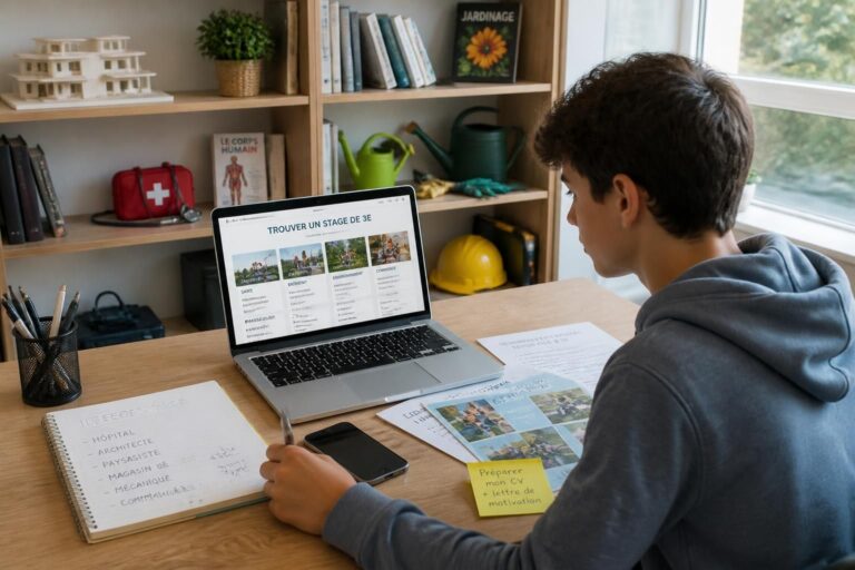découvrez où faire votre stage de 3e avec nos idées pratiques et conseils pour trouver l'entreprise idéale et réussir votre première expérience professionnelle.