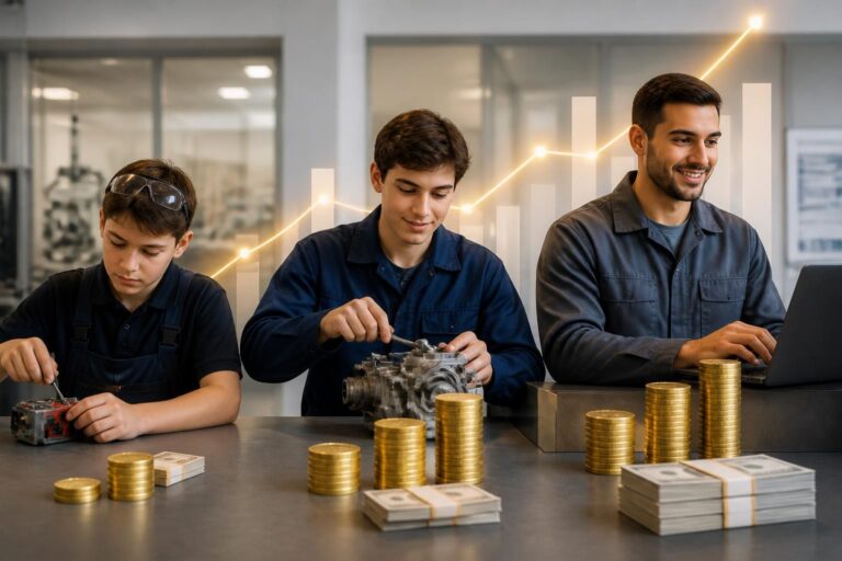 découvrez le montant net du salaire d'un apprenti en 2026, détaillé selon l'âge et les critères légaux applicables.
