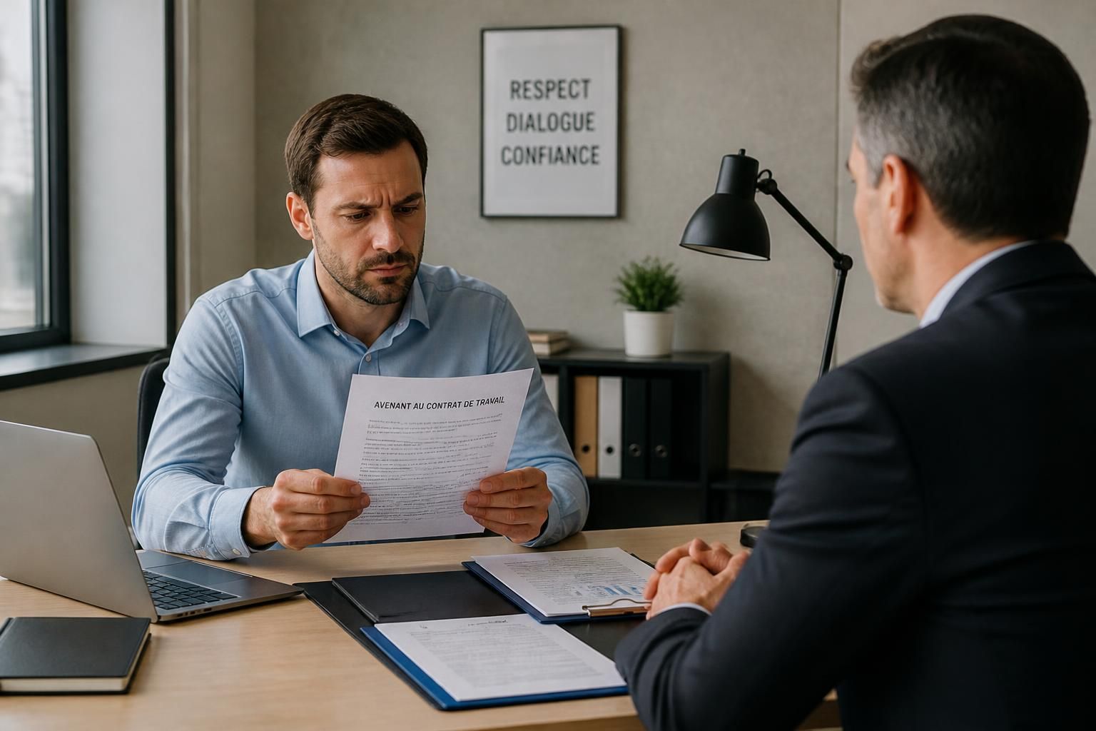 découvrez vos droits en tant que salarié face au refus d'un avenant à votre contrat de travail et les conséquences possibles de ce choix.